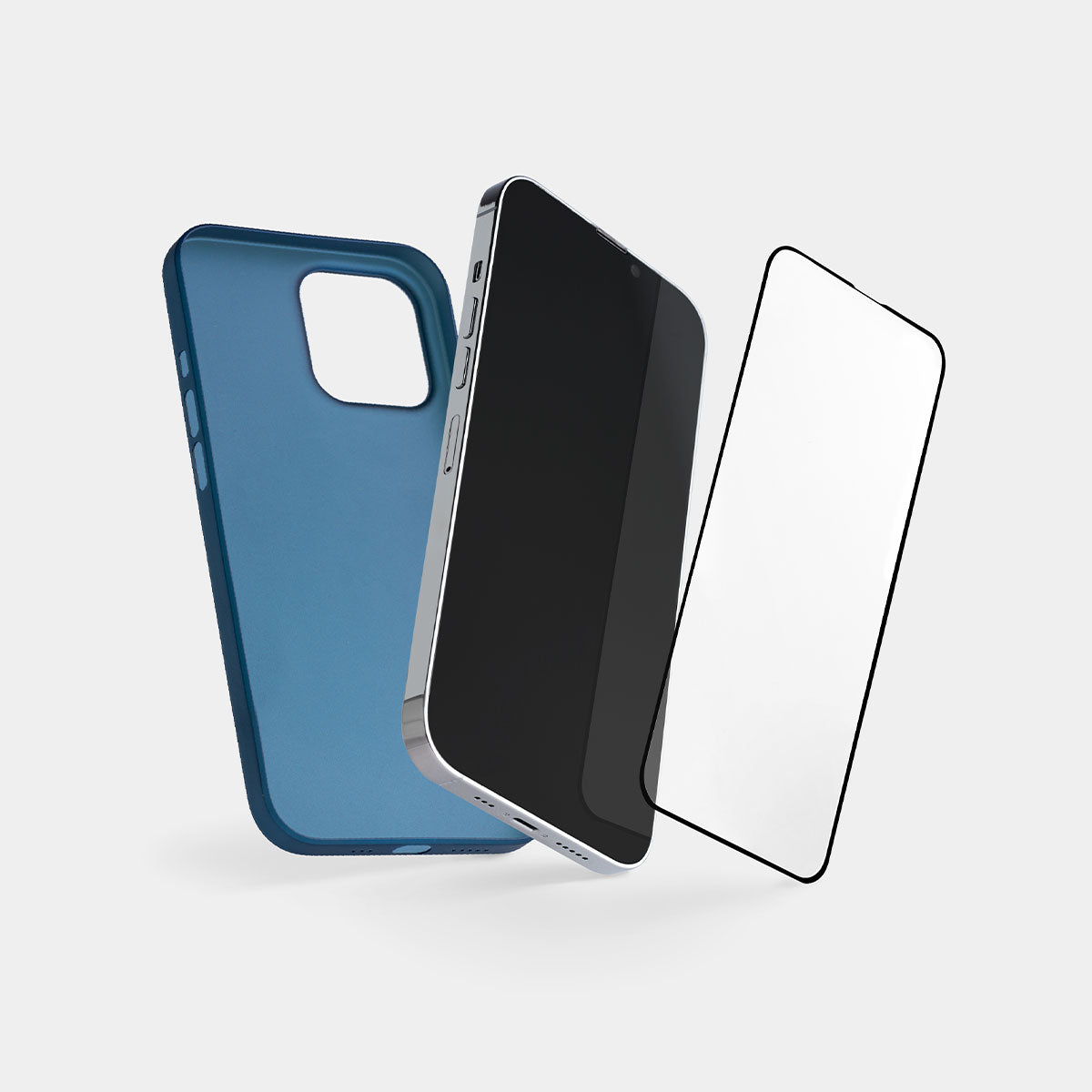 iPhone 14 Plus screen protector and case