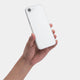 Thin and minimal iPhone 16e case, frosted clear