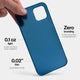 Slimmest iPhone 14 case by totallee, navy blue